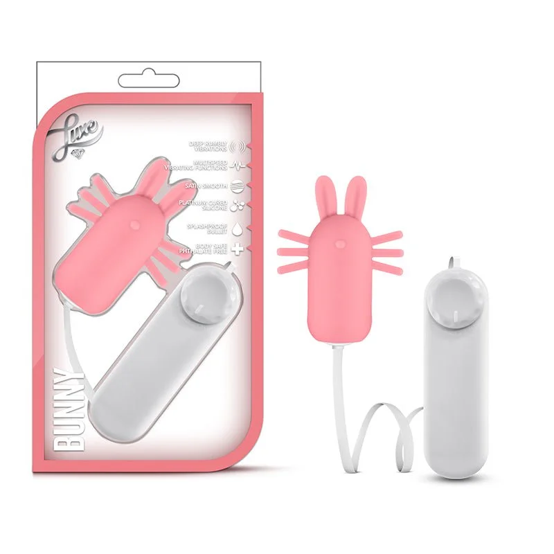 Luxe - Bunny - Bullet with Silicone Sleeve - Pink