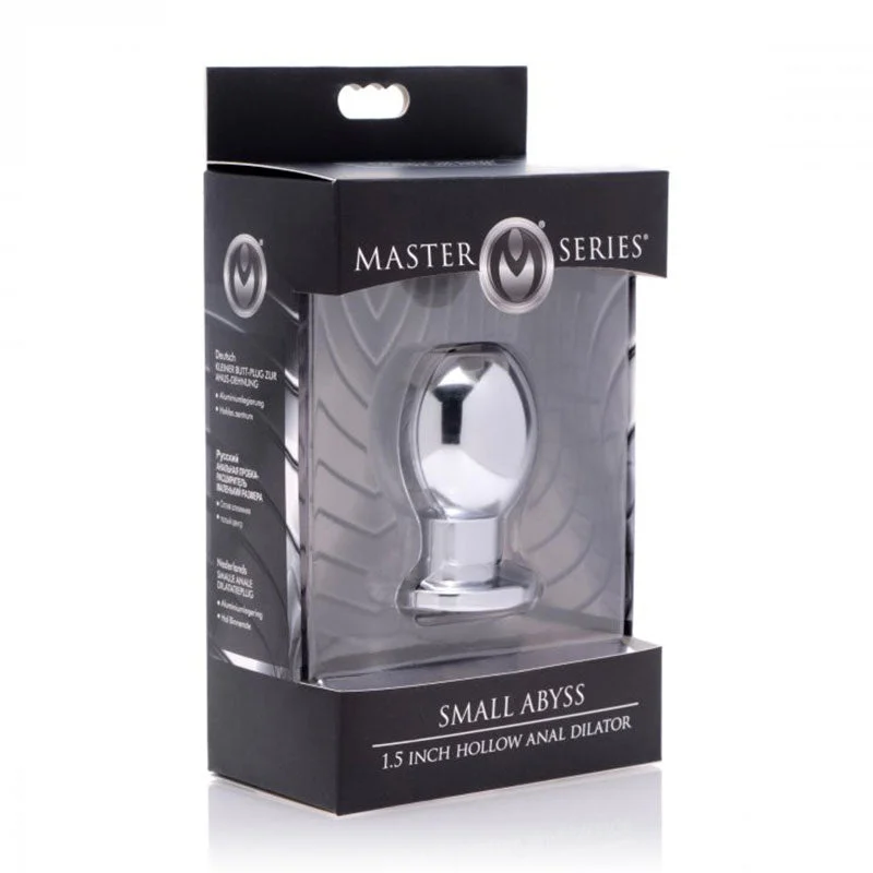 Master Series Large Abyss Steel Hollow Anal Plug