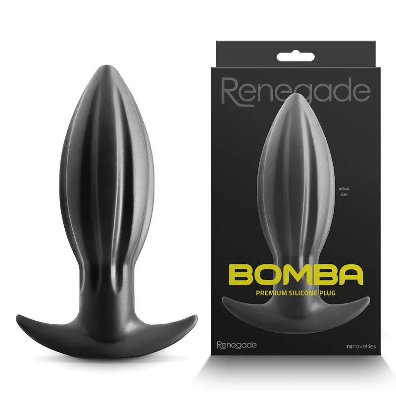 Renegade Bomba Butt Plug - Black - Large