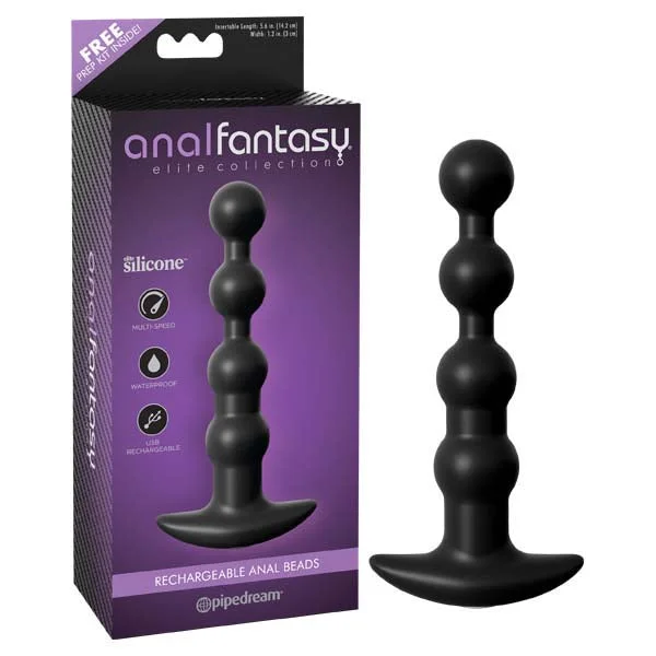 Anal Fantasy Elite Collection Rechargeable Anal Beads Butt Plug