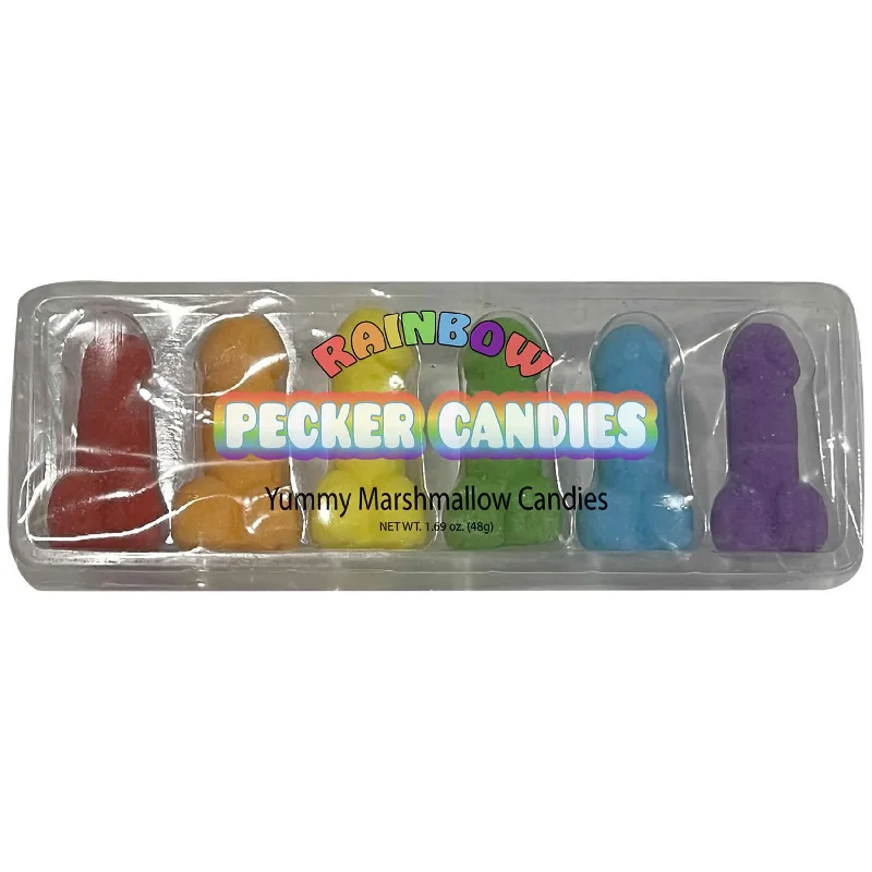 Rainbow Pecker Candies