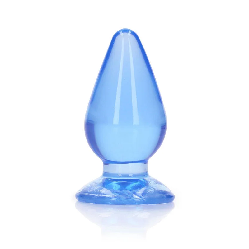 REALROCK 9 cm Anal Butt Plug - Blue