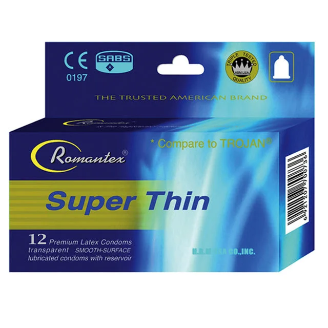 --Romantex Super Thin Condoms 12/Pk