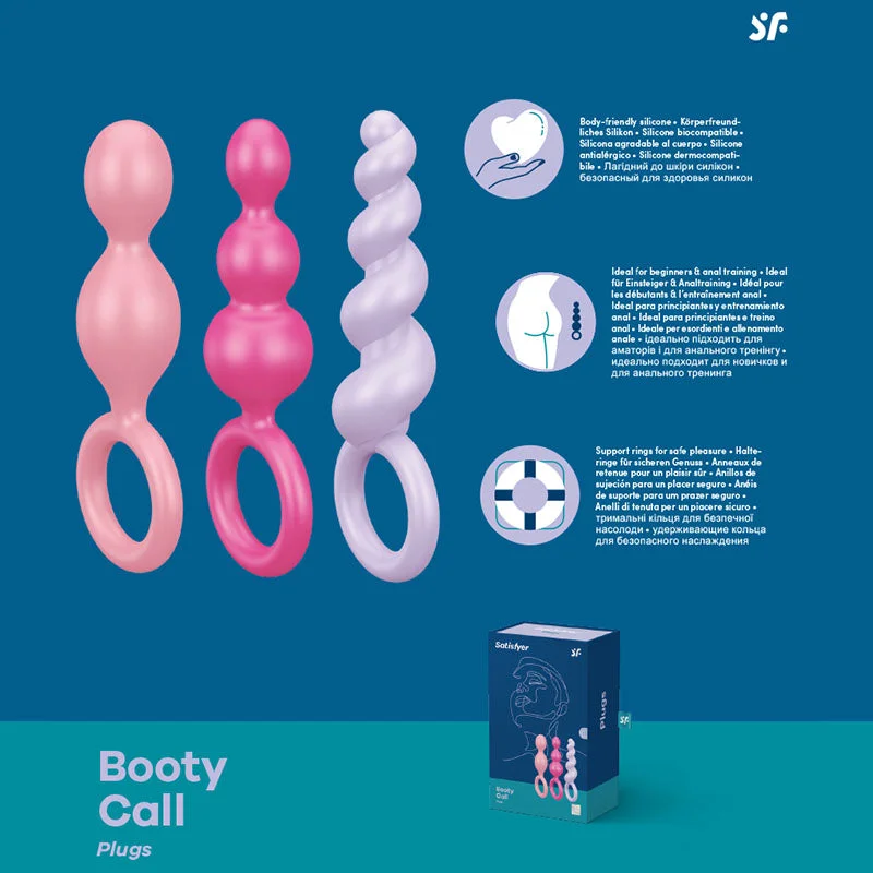 Satisfyer Booty Call Anal Bead Butt Plug Set