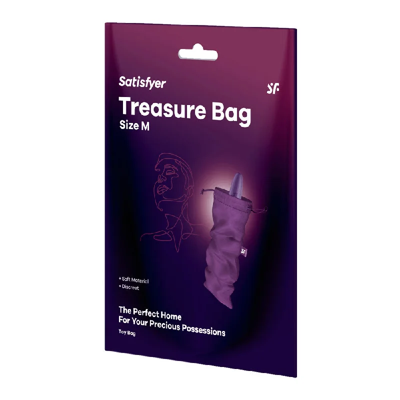 Satisfyer Treasure Sex Toy Bag Medium - Violet