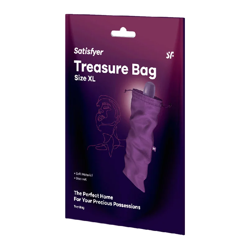 Satisfyer Treasure Sex Toy Bag XLarge - Violet