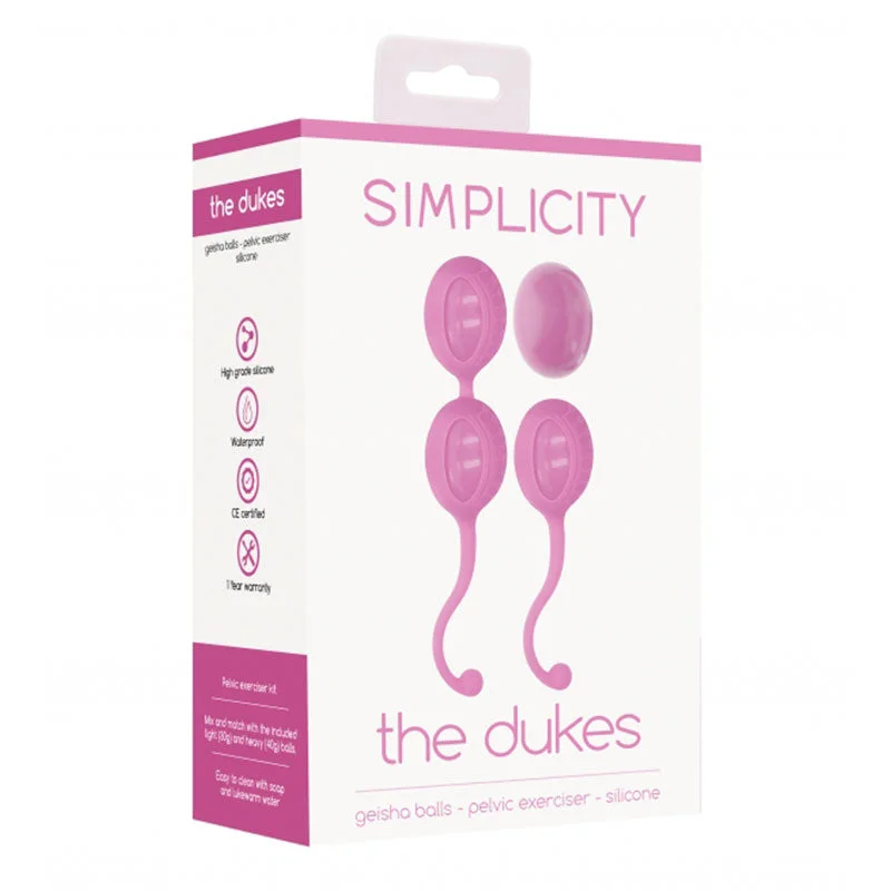 Simplicity The Dukes- Geisha Balls- Pelvic Exerciser- Pink