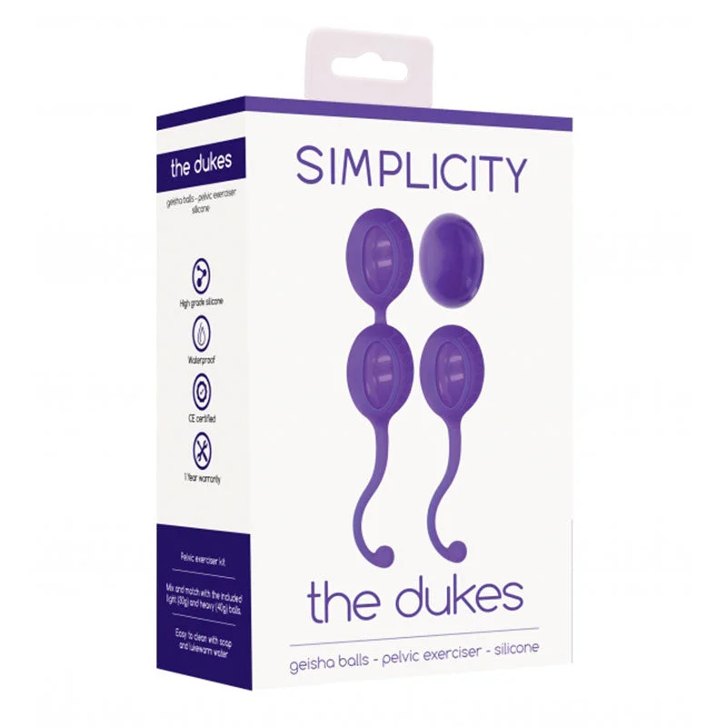 Simplicity The Dukes- Geisha Balls- Pelvic Exerciser- Purple