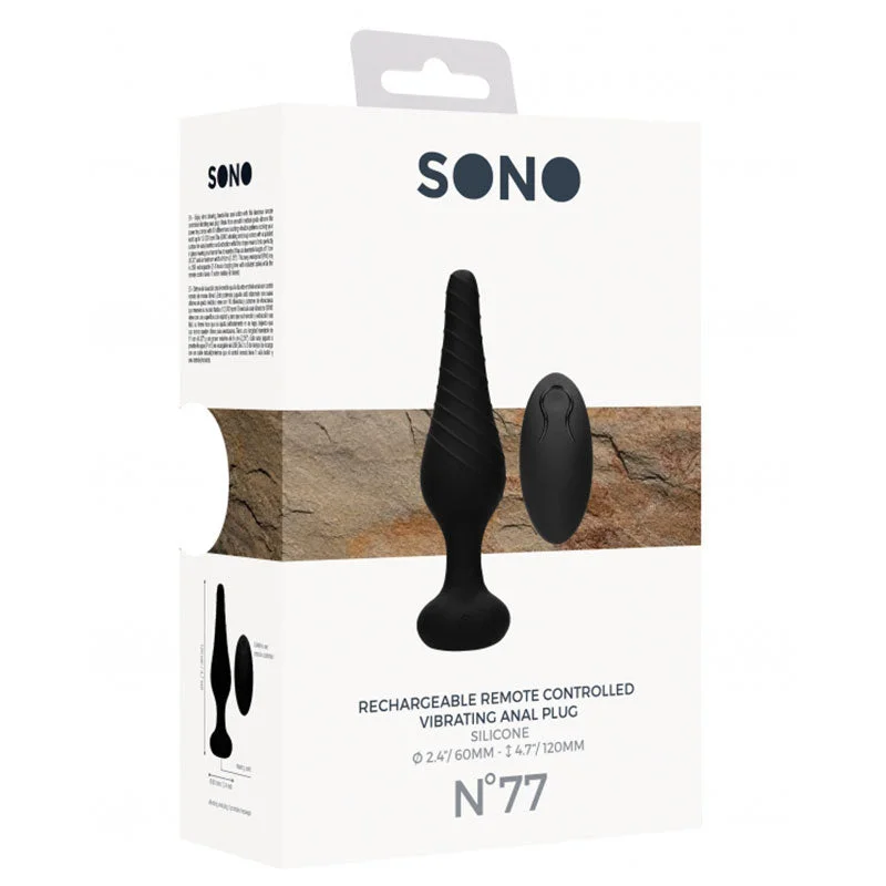 Sono No. 77 - Remote Controlled Vibrating Anal Plug - Back