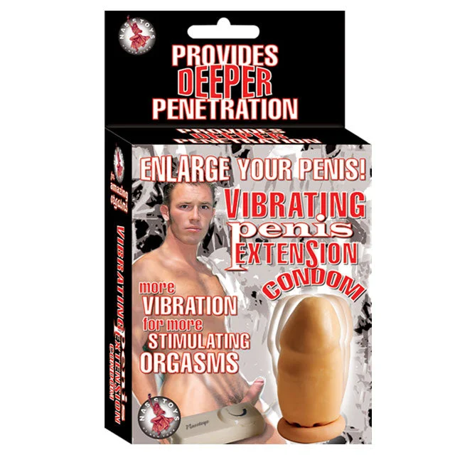 Vibrating Penis Extension Condom