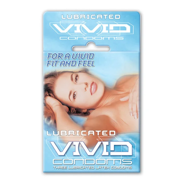 Vivid Lubricated Condoms (3 Pack)