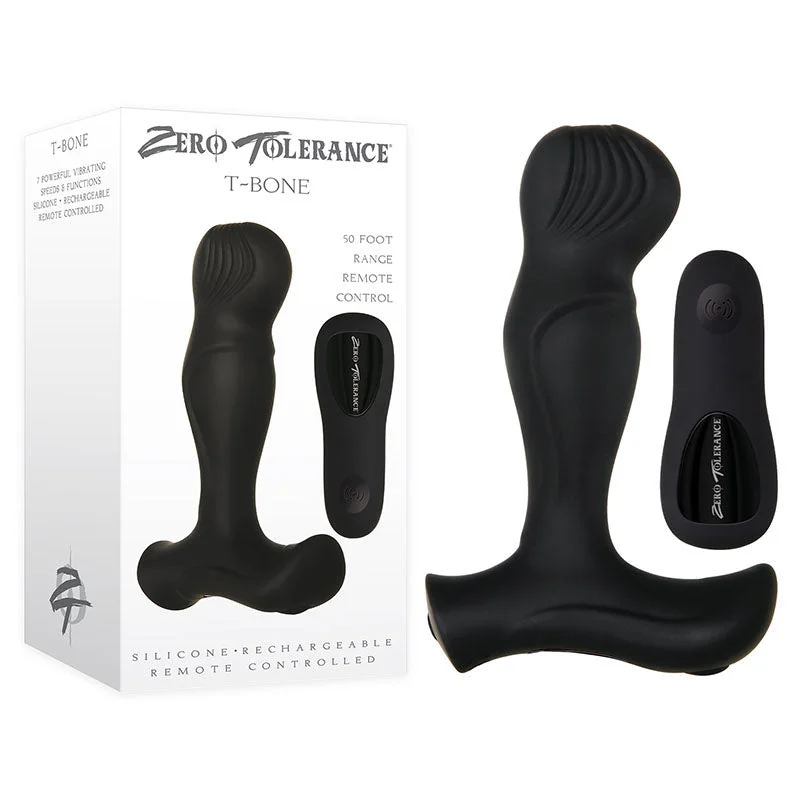 Zero Tolerance T-Bone Prostate Vibrator Butt Plug