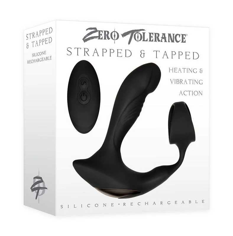 Zero Tolerance Strapped & Tapped Prostate Stimulating Butt Plug and Cock Ring