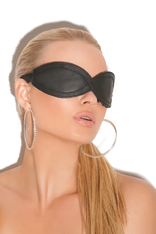 Elegant Moments Leather Blindfold