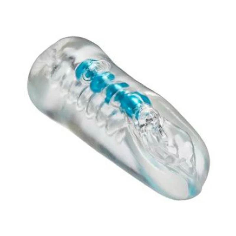 CLOUD 9 DOUBLE ENDED BEADED STROKER CLEAR