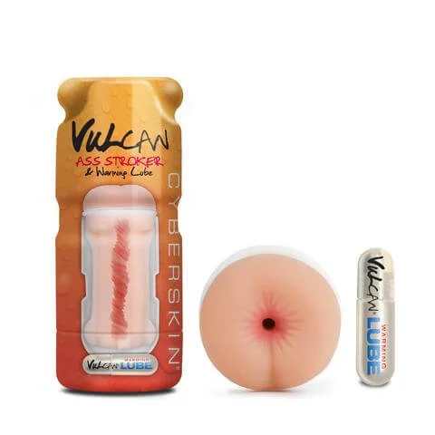 Cyberskin Vulcan Ass Stroker with Warming Lube