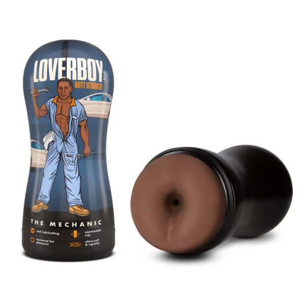 Loverboy The Mechanic Self Lubricating Stroker Brown Dark Skin Tone