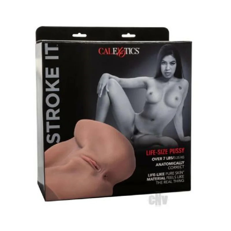 Stroke It Life-size Pussy Brown