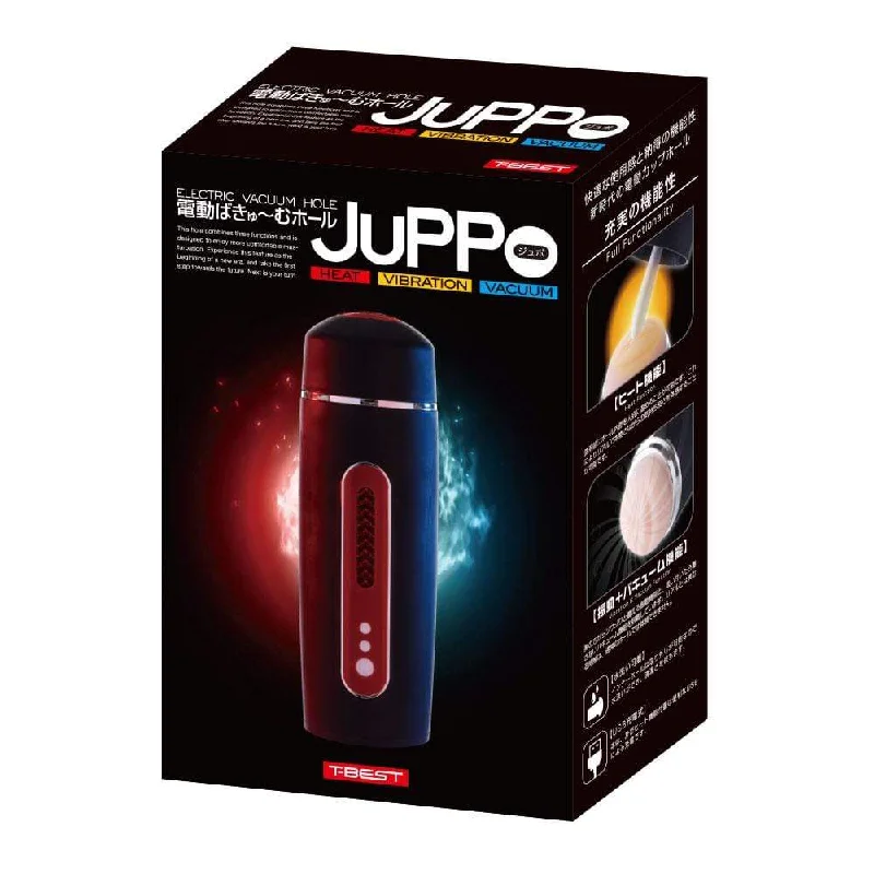 T-Best - Juppo Heat Electric Vacuum Hole Masturbator (Black)