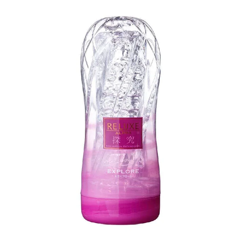 T-Best - Reluxe Alpha Explore Soft Stroker Normal Type (Clear)