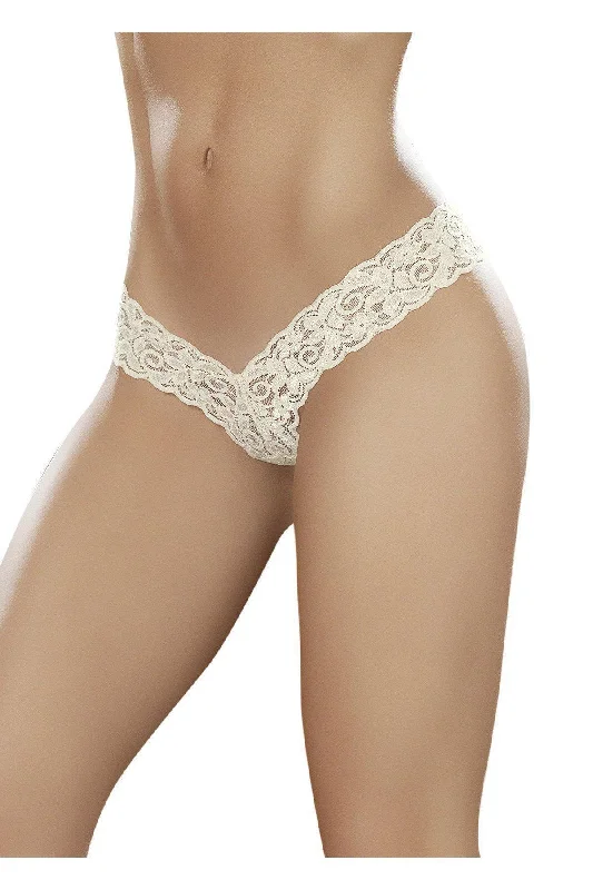 Sexy Lace Boyshort | Bone