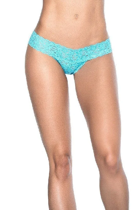 Sexy Lace Boyshort | Turquoise