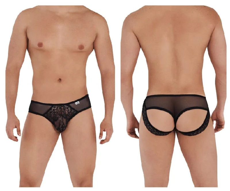 Mesh-Lace Thongs