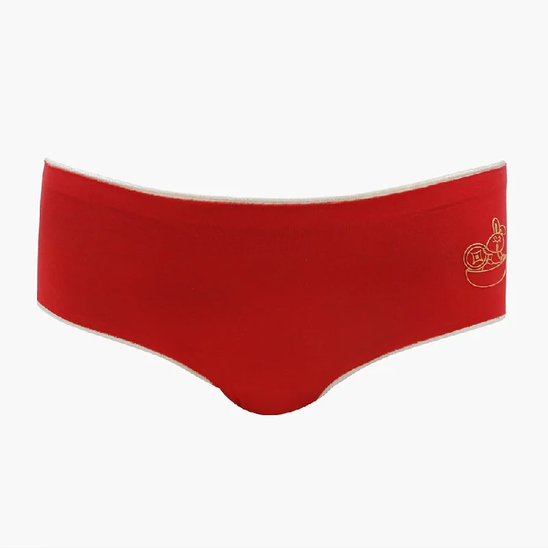 Women's Fancy Panty - Red