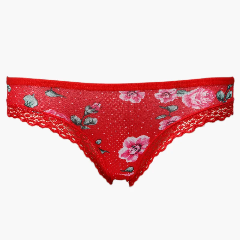 Women's Panty - Red